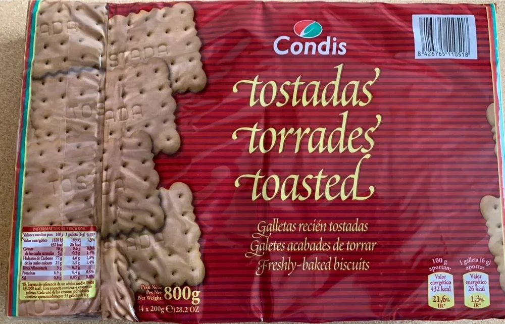 Galletas tostadas