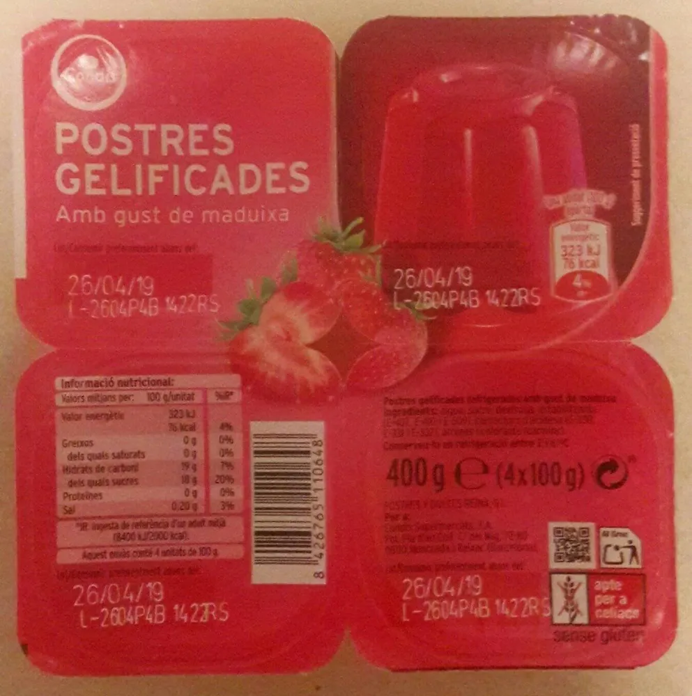 Postre gelificades