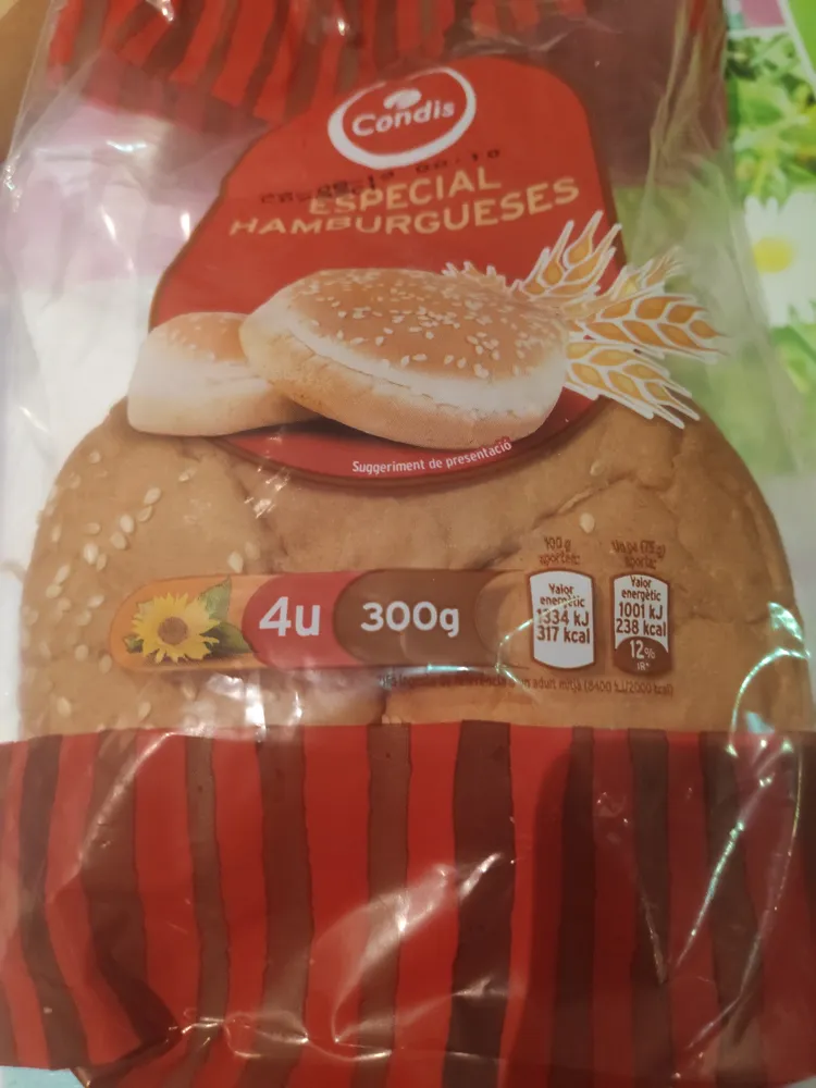 Pan hamburguesa