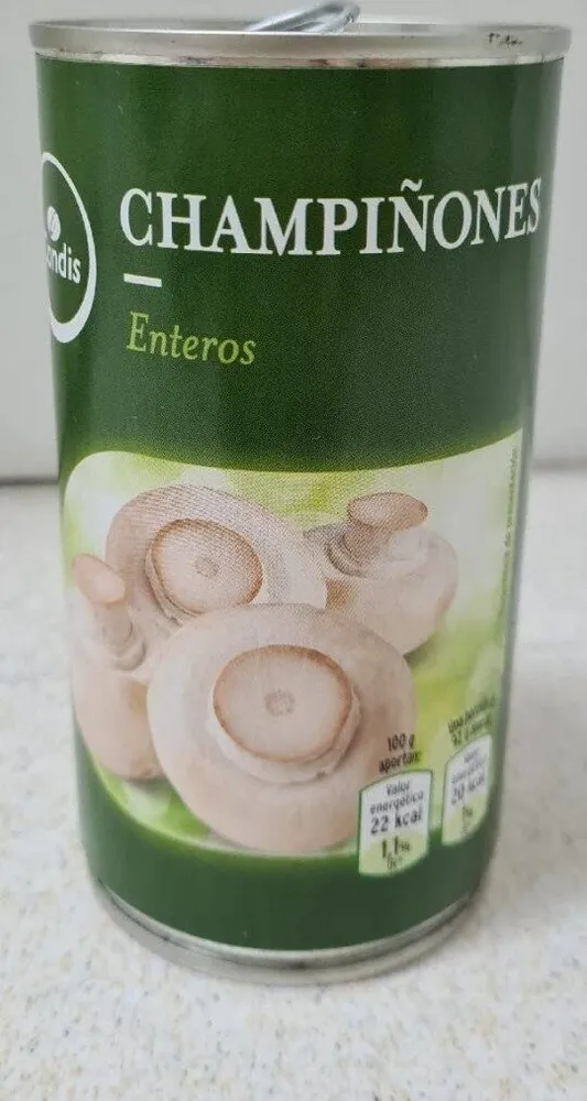 Champiñones enteros