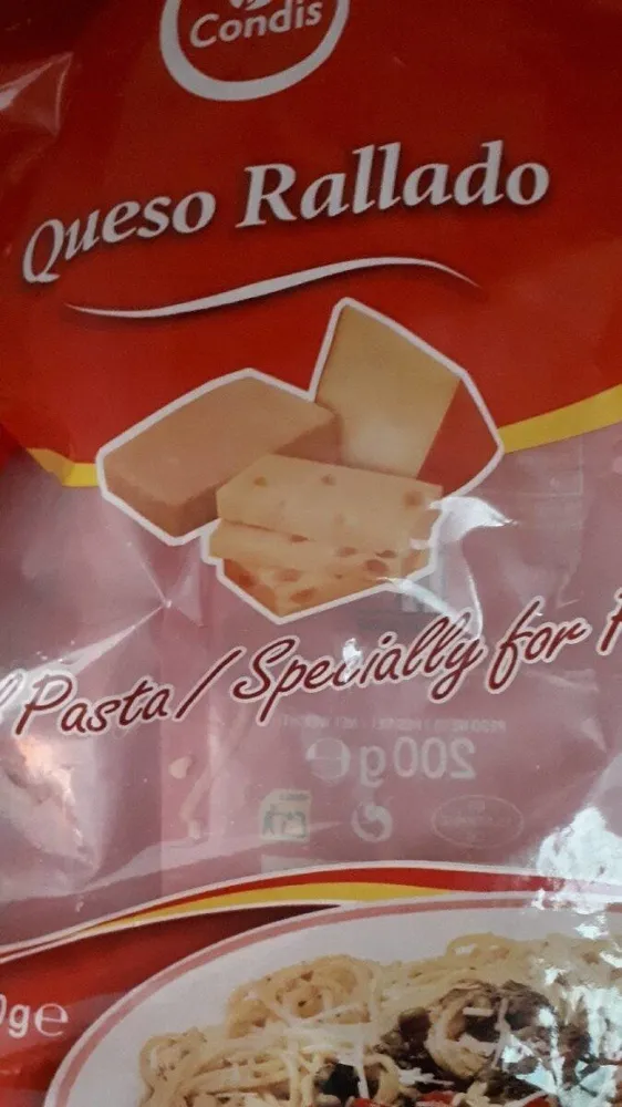 Queso rallado Especial pasta