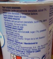 Iogurt azucarado