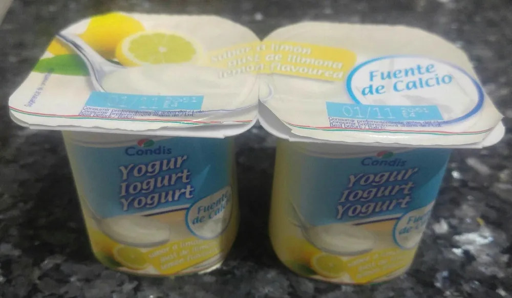 Yogur sabor a limón