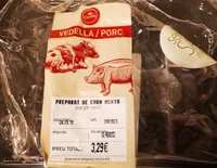 Beef and pork ground