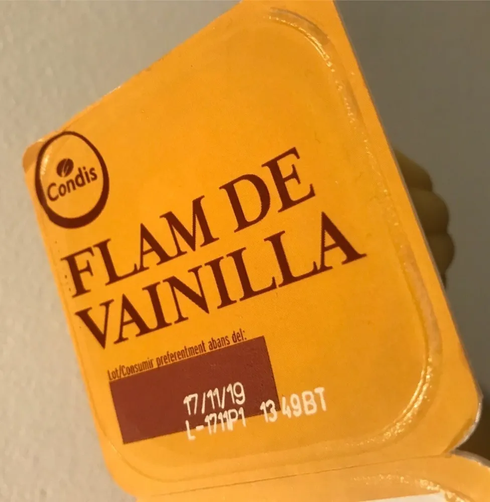 Flan de vainilla