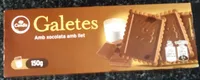 Galetes amb xocolata amb llet