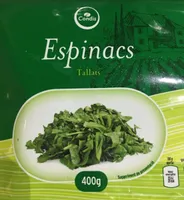 Espinacs tallats ultracongelats
