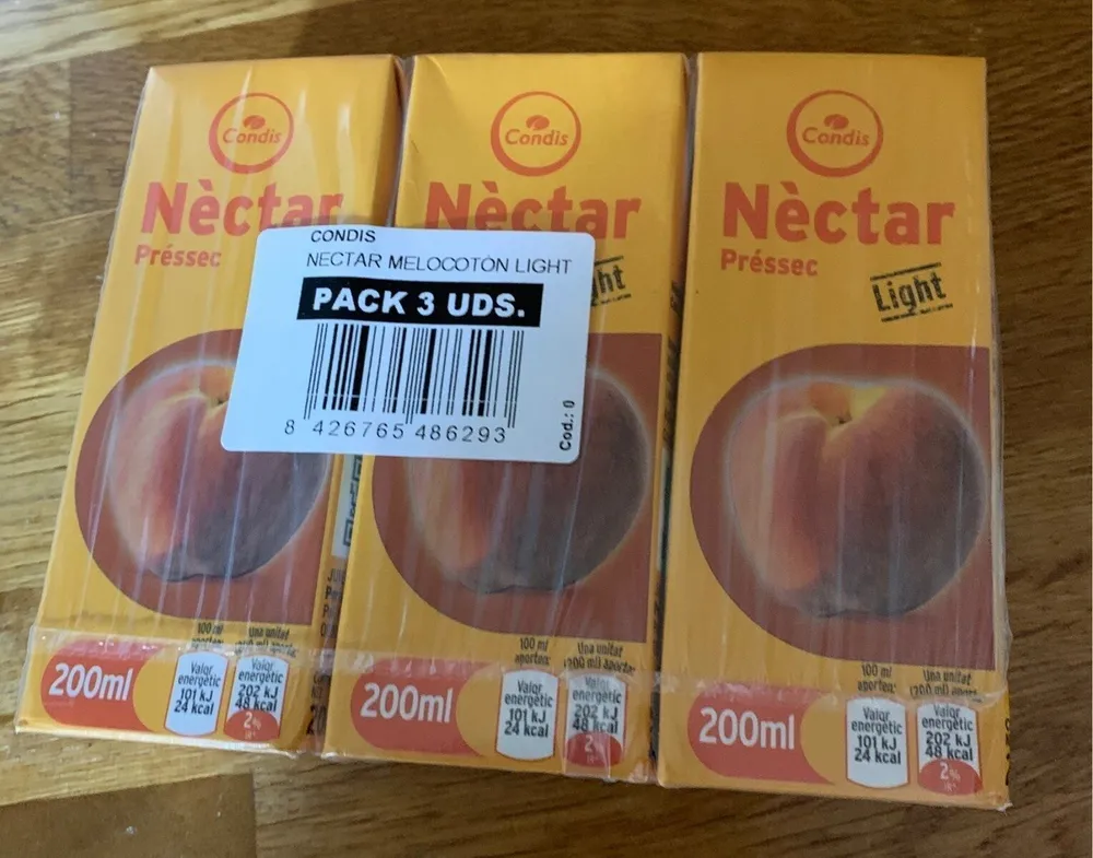 Zumo nectar melocotón