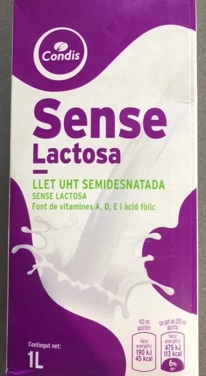 Leche Sin Lactosa Semidesnatada