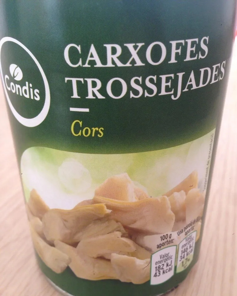 Alcachofas troceadas