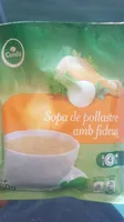 Sopa de pollastre amb fideus
