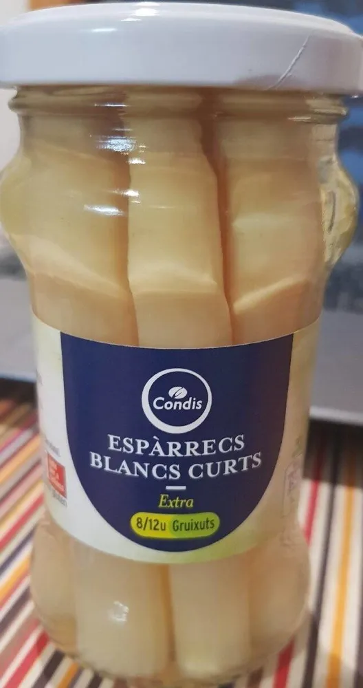 Espárragos blancos cortos