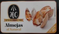 Almejas al natural