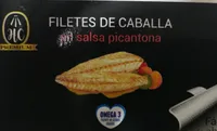Filetes de caballa en salsa picantona