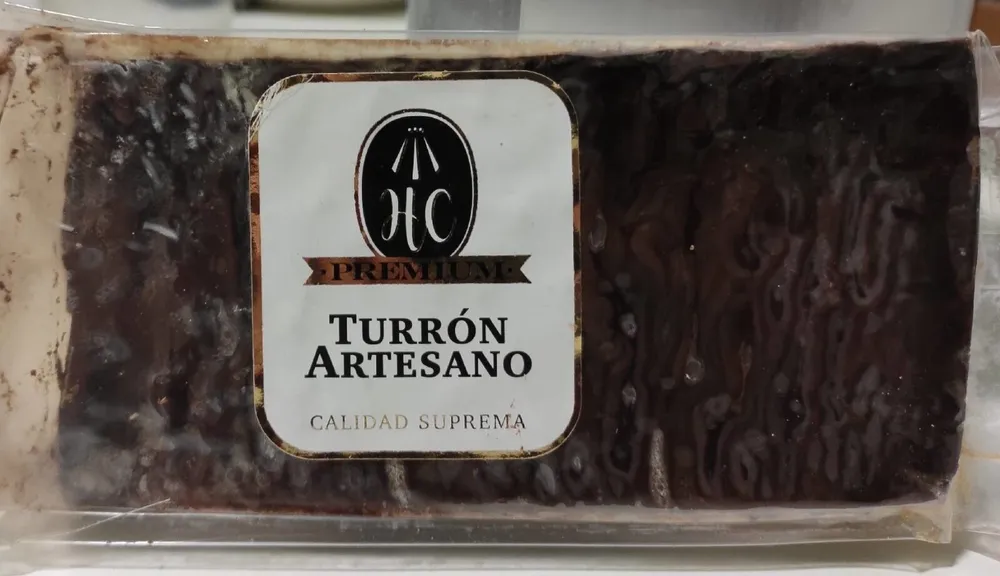 Turrón de trufa al licor