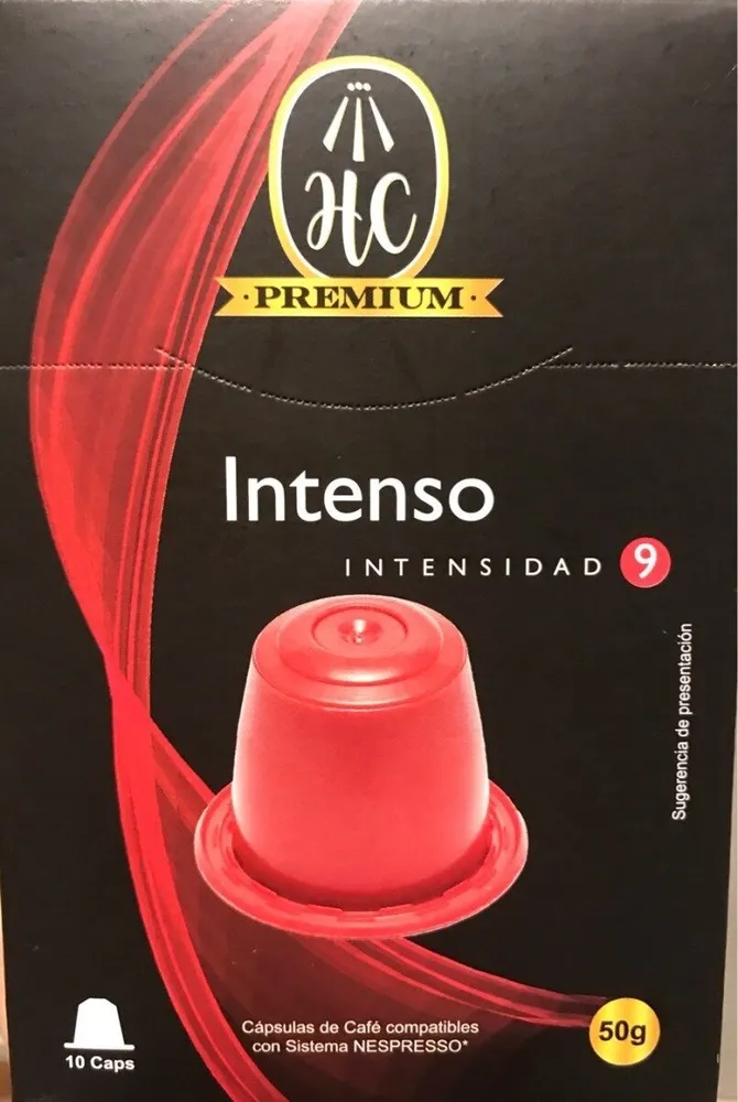 Cafe intenso en capsulas