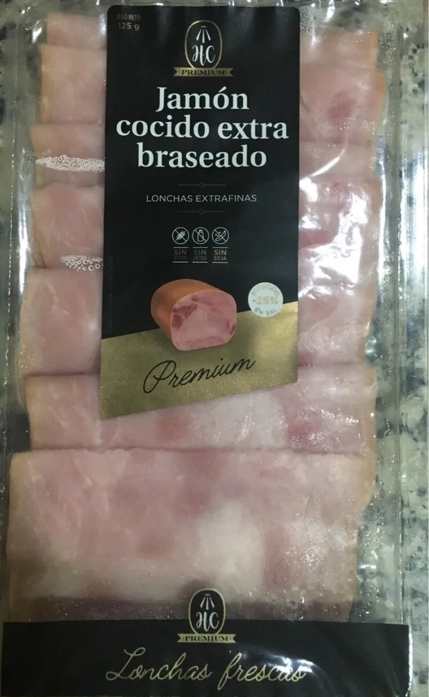 Jamón cocido extra braseado