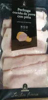 pechuga cocida de pavo con piña