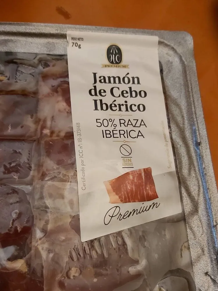 Jamón de cebo iberico