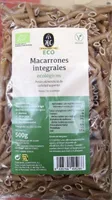 Macarrones Integrales ecológicos