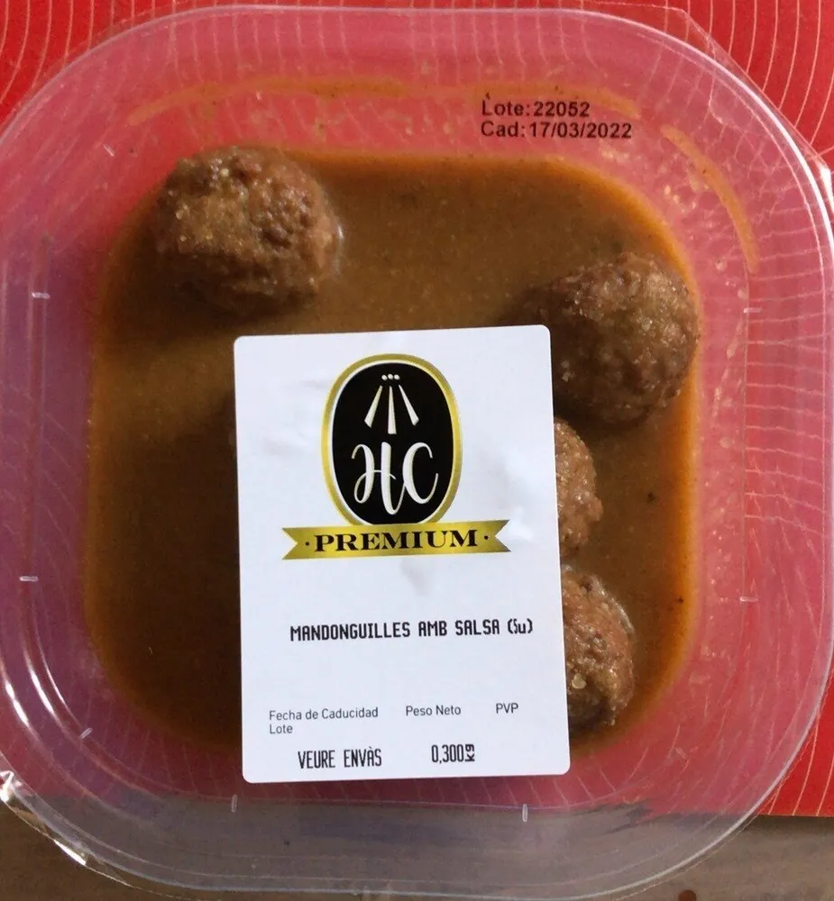 Mandonguilles amb salsa