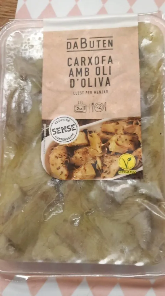 Carxofa amb oli d'oliva