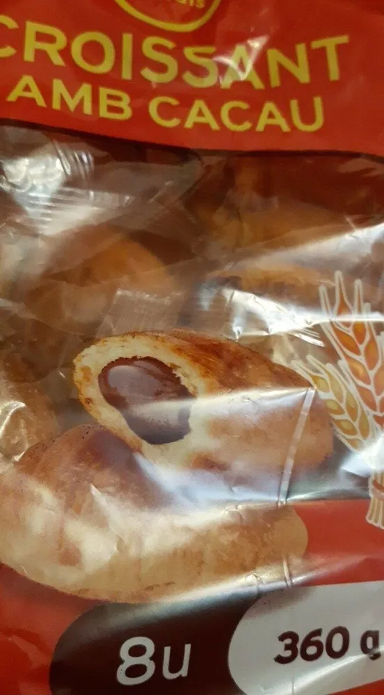 Croissant amb cacau