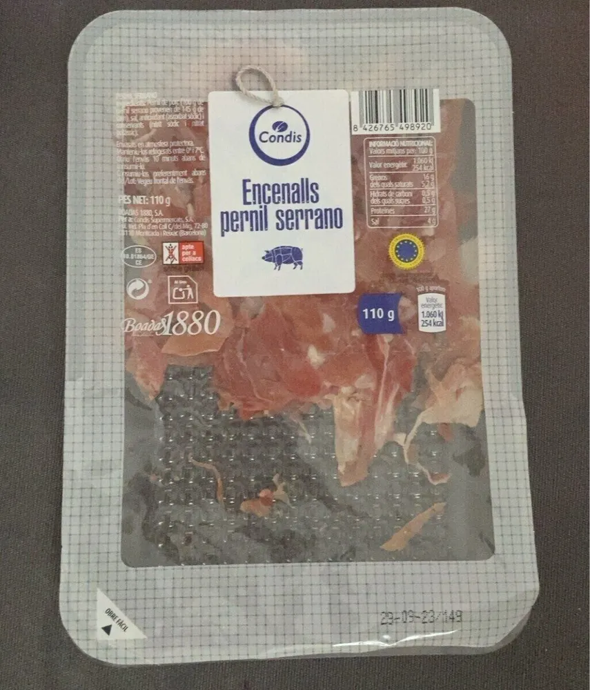Encenalls pernil serrano