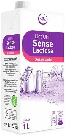 Llet UHT Sense Lactosa Desnatada