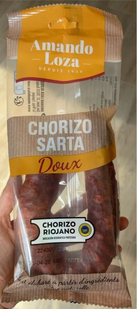 Chorizo sarta doux