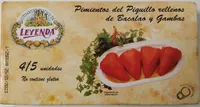 Pimientos del Piguillo rellenos de Bacalao y Gambad