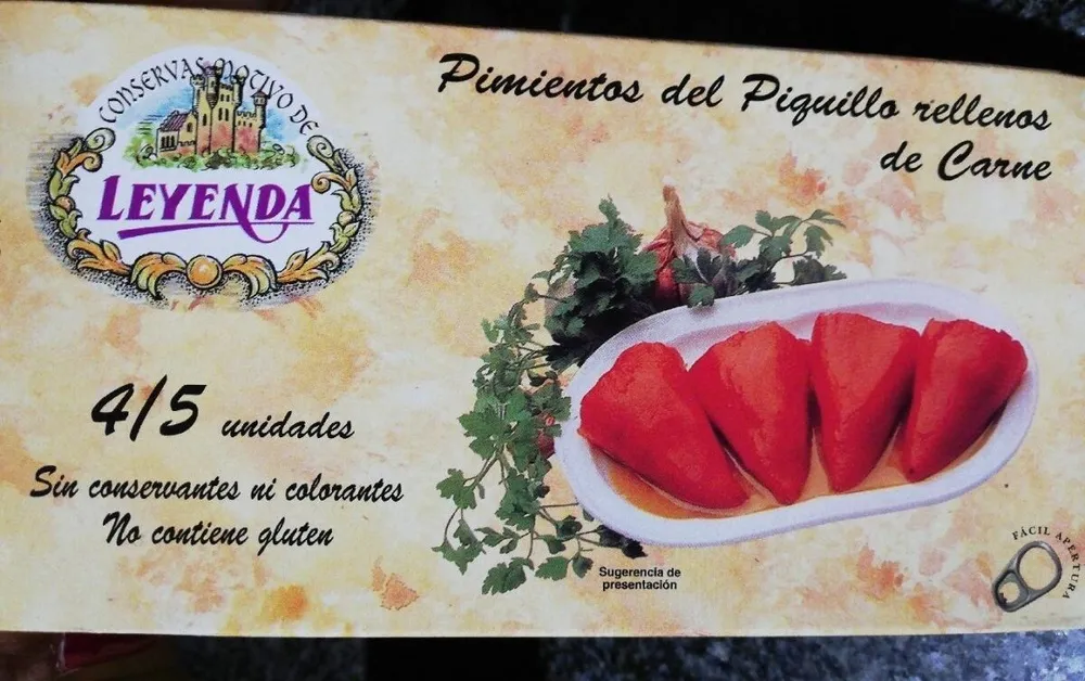 Pimientos del piquillo rellenos de carne