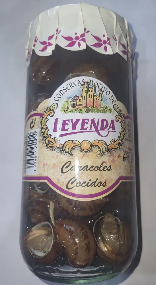 Caracoles cocidos
