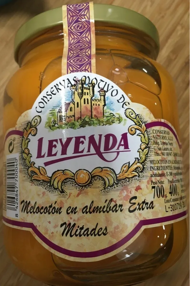 Melocotón en almíbar extra