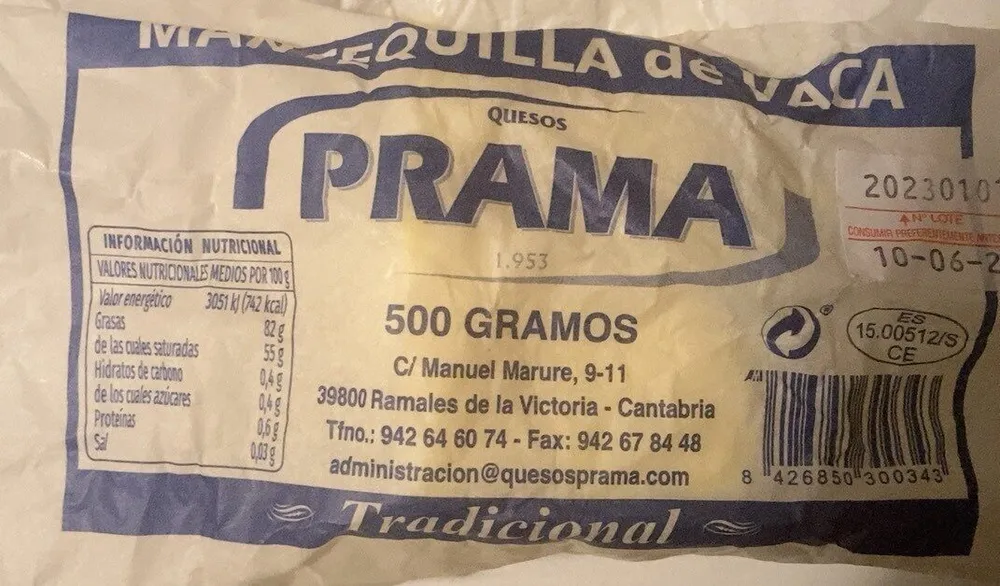 Mantequilla de vaca