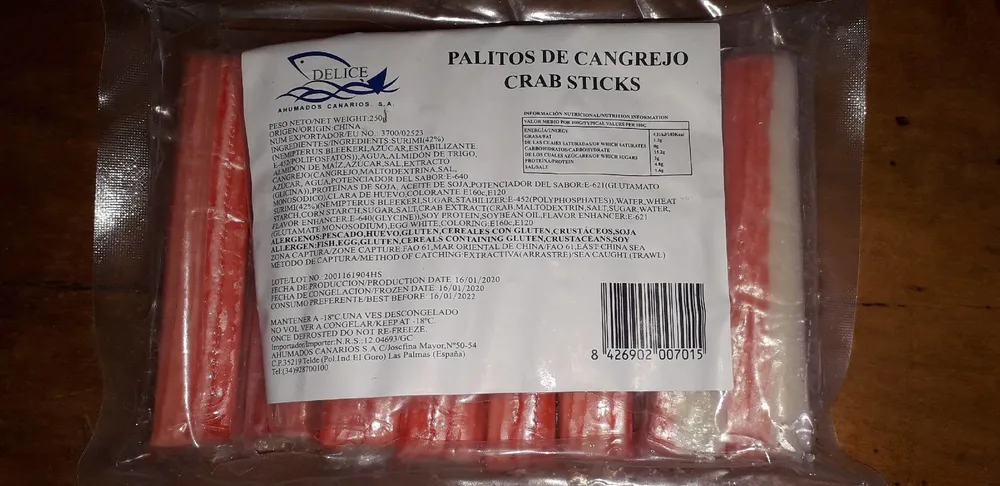 Palitos De Cangrejo