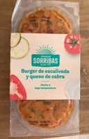 Burger de escalivada y queso de cabra