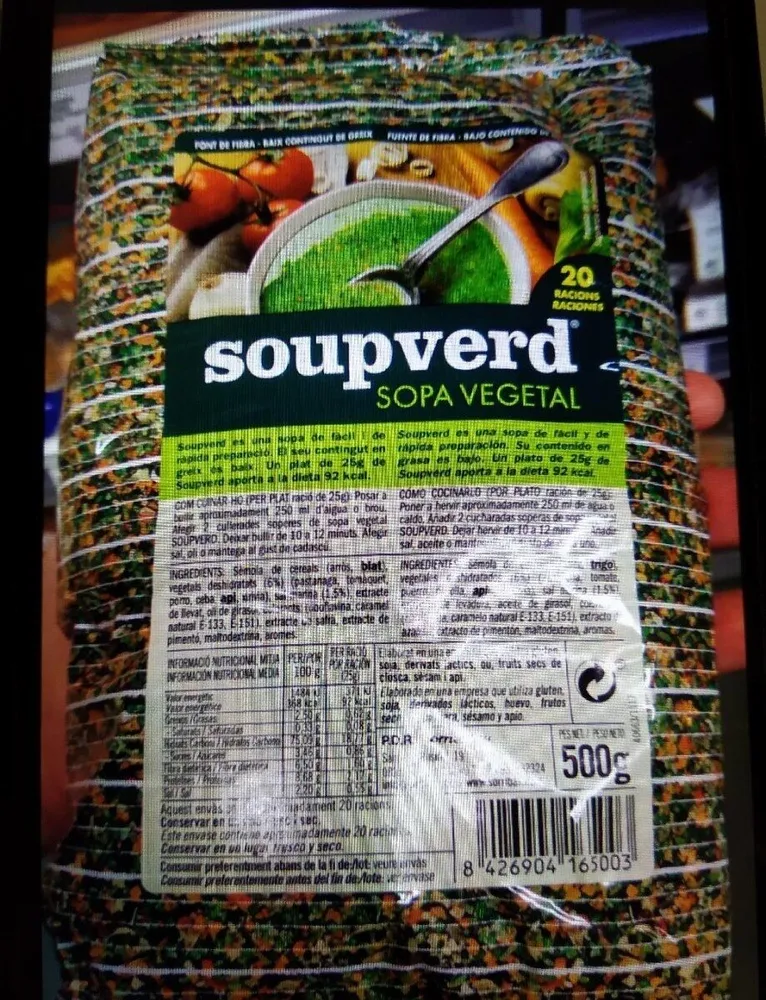 Sopa vegetal