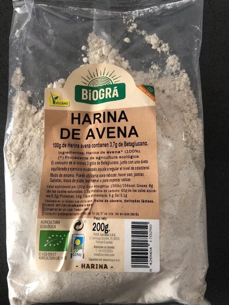 Harina de avena