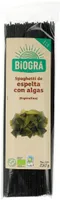 Spaguettis Espelta con algas espirulina y fucus