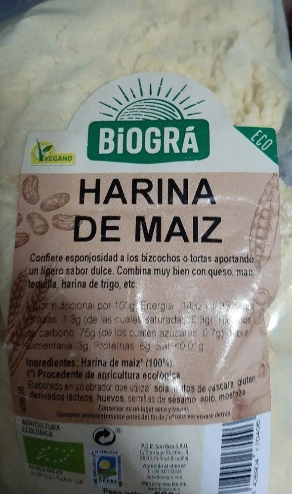 Harina de maiz