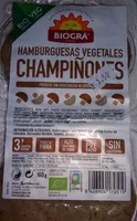 Hamburguesas vegetales champiñones