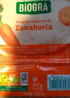 Burger vegetales de zanahoria