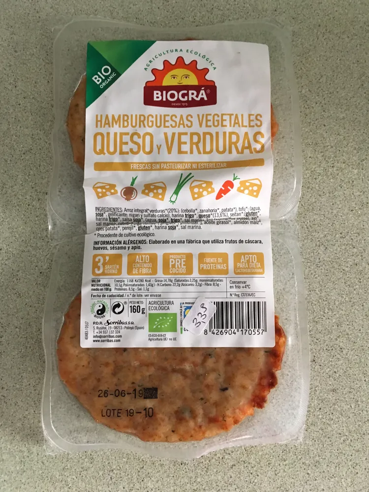 Burguer vegetariana