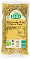 Pasta con verduras - Fideos finos
