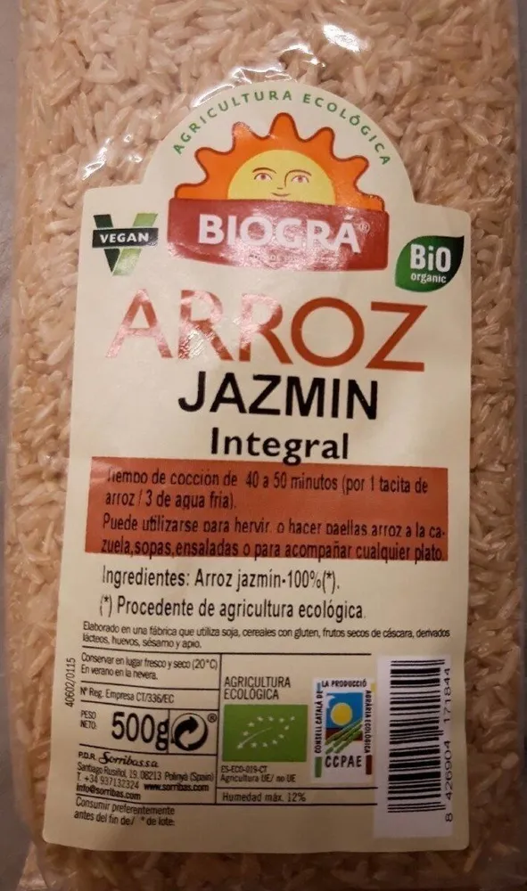 Arroz Jazmín Integral