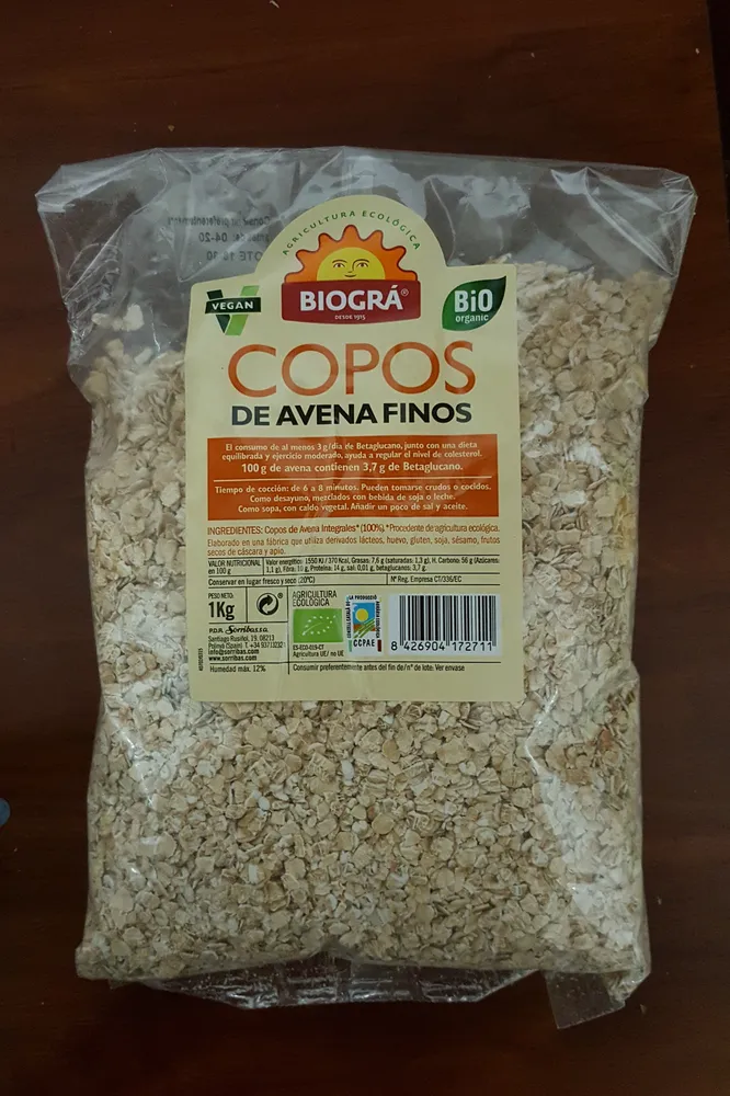 Copos de avena finos