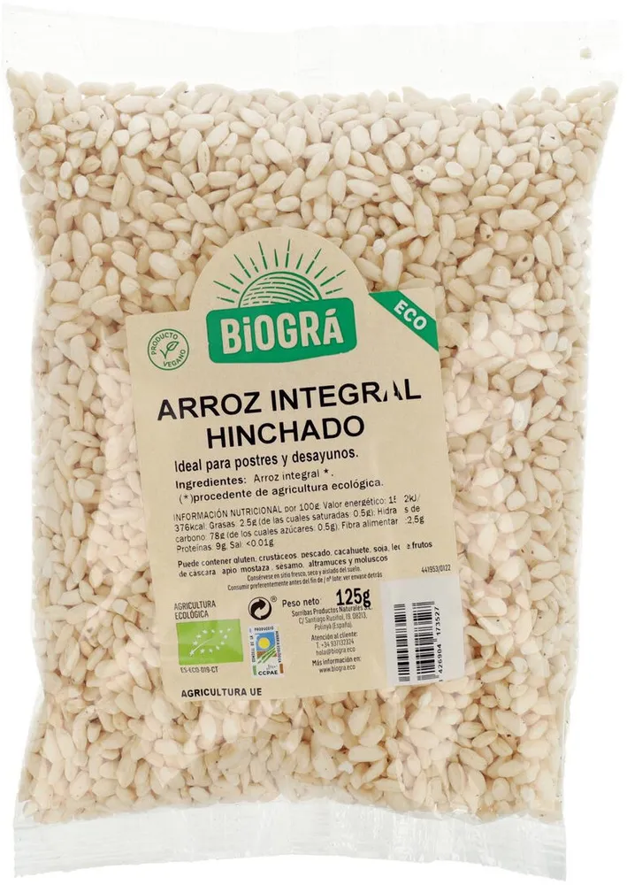 Arroz Integral Hinchado