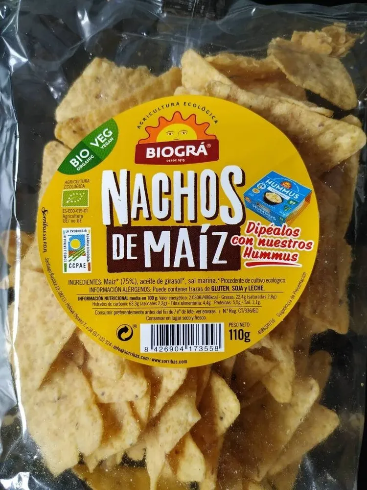 Nachos de maíz