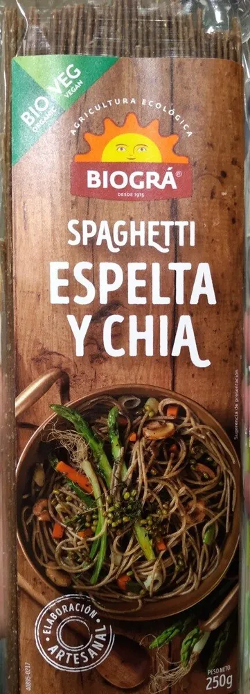 Espagueti espelta y chia